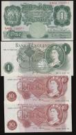 London Coins : A172 : Lot 11 : Bank of England (4) a mixed grade group VF-GVF to about UNC comprising an O'Brien Britannia med...