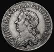 London Coins : A172 : Lot 1182 : Shilling 1658 Cromwell ESC 1005, Bull 254 with swan countermark below the bust, 5.98 grammes Near VF...