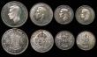 London Coins : A172 : Lot 1583 : Maundy Set 1937 Lustrous UNC, Halfcrown 1937 Proof nFDC with very light toning, Florin 1937 Proof nF...