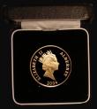 London Coins : A172 : Lot 376 : Alderney &pound;25 Gold 2004 Locomotive - Rocket KM#51 Gold Proof FDC in the Royal Mint box of issue...