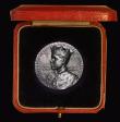 London Coins : A173 : Lot 1064 : Investiture of Prince Edward as Prince of Wales 1911 35mm diameter in silver by W.Goscombe John, Eim...
