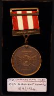 London Coins : A173 : Lot 1068 : Liverpool Shipwreck and Humane Society 1894 'FOR BRAVERY AND SAVING LIFE', 39mm diameter i...