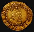 London Coins : A173 : Lot 1163 : Gold Halfcrown James I Second Coinage, Fifth Bust, S.2631 mintmark Plain Cross, 1.09 grammes, NVF, a...