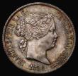 London Coins : A173 : Lot 1538 : Spain 4 Reales 1858 mintmark 6-pointed Star KM#608.2 UNC or near so, attractively toned and lustrous