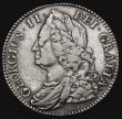 London Coins : A173 : Lot 1858 : Halfcrown 1743 Roses ESC 604, Bull 1685 Fine/Good Fine
