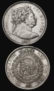 London Coins : A173 : Lot 1925 : Halfcrowns (2) 1816 ESC 613, Bull 2086 GVF, 1817 Bull Head ESC 616, Bull 2090 Fine