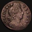 London Coins : A173 : Lot 1936 : Halfpenny 1700 an unusual error , Reverse legend reads BRTT&Lambda;NNI&Lambda;, so T for I in BRIT a...