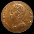 London Coins : A173 : Lot 1941 : Halfpenny 1754 Peck 884 UNC or near so, in an LCGS holder and graded LCGS 75, Ex-Andrew Wayne collec...