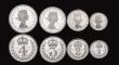 London Coins : A173 : Lot 1962 : Maundy Presentation Set 2017 9 complete sets and an additional Maundy Penny Lustrous UNC and still s...