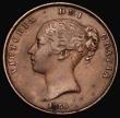 London Coins : A173 : Lot 2018 : Penny 1856 Plain Trident, Small Date Peck 1610 Fine with some spots, Rare