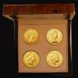 London Coins : A173 : Lot 526 : The Queen Elizabeth II Sovereign Portrait Collection a 4-coin set comprising Sovereigns 1957 Marsh 2...