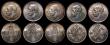 London Coins : A173 : Lot 807 : Florins (6) 1911 ESC 929, Bull 3755 EF/GEF with golden tone, 1916 ESC 935, Bull 3761 GEF and lustrou...