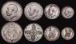 London Coins : A173 : Lot 888 : Proof Set 1911 (8 coins) Halfcrown to Maundy Set UNC to nFDC toned, retaining some underlying brilli...
