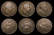 London Coins : A173 : Lot 966 : Ireland/USA Halfpennies 1723 Woods (3) NF/VG with some heavier contact marks, Near Fine/Fine with so...