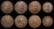 London Coins : A174 : Lot 1150 : Australia Penny Tokens (3) 1857 Melbourne, Victoria, Hide & De Carle, Obverse: Crowned Lion at c...
