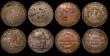 London Coins : A174 : Lot 1153 : Australia Penny Tokens (4) 1862 Melbourne, Victoria, T.Stokes, Reverse: Grapevine, with legend: LETT...