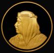 London Coins : A174 : Lot 1193 : Bahrain Ten Dinars Gold AH1404 (1983) Opening of Hamad Town X#3 Gold Proof, with the odd tiny hairli...