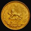 London Coins : A174 : Lot 1313 : Iran Gold Pahlavi SH1322 (1943) KM#1148 GEF/AU and lustrous