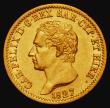 London Coins : A174 : Lot 1326 : Italian States - Sardinia 20 Lire Gold 1827 AL/L KM#118.1 NEF/EF and lustrous