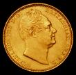 London Coins : A174 : Lot 1691 : Half Sovereign 1834 Small size 17.9mm diameter Marsh 410, S.3830 GEF and choice, the fields excellen...
