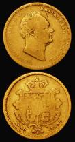London Coins : A174 : Lot 1712 : Half Sovereigns 1835 (2) Marsh 411 the first VG with the edge milling displaying some flattening, th...