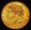 London Coins : A174 : Lot 1913 : Sovereign 1821 Marsh 5 GEF sharp and lustrous, the obverse with a small flaw in the field after F:D:...