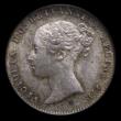 London Coins : A174 : Lot 2072 : Threepence 1838 ESC 2048, Bull 3362 UNC with touches of original gold tone, in an LCGS holder and gr...