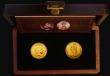 London Coins : A174 : Lot 445 : Sovereigns - The Golden Jubilee Sovereign set a 2-coin set comprising Sovereigns (2) 1887 Jubilee He...