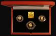 London Coins : A174 : Lot 457 : The 2001 United Kingdom Gold Three Coin Sovereign Collection, Two Pounds Marconi, Sovereign and Half...