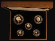 London Coins : A174 : Lot 460 : The 2012 Gold Proof Sovereign Five-Coin Collection Five Pounds, Two Pounds, Sovereign, Half Sovereig...