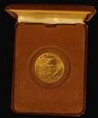 London Coins : A174 : Lot 558 : Cook Islands $100 Gold 1974 100th Anniversary of the Birth of Sir Winston Churchill Gold KM#12 UNC i...