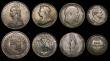 London Coins : A174 : Lot 869 : Halfcrowns to Sixpences (9) Halfcrown 1887 Jubilee Head ESC 719, Bull 2771, Davies 640 dies 1A GEF w...