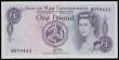 London Coins : A175 : Lot 113 : Isle of Man One Pound Dawson ND (1979) Pick 34 Unc