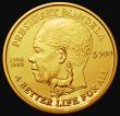 London Coins : A175 : Lot 1136 : Sierra Leone 500 Dollars Nelson Mandela KM#299 Gold One Ounce Proof FDC uncased