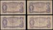 London Coins : A175 : Lot 124 : Norway 10 Kroner Pick 8 (4) 1918 (1) 1919 (3) VG - Fine
