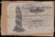 London Coins : A175 : Lot 138 : Scotland East Lothian Banking Company 20 shillings unissued remainder dated 18xx and unsigned, NVF t...