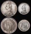 London Coins : A175 : Lot 1388 : Victoria Jubilee Head Coinage (4) Halfcrown 1887 ESC 719, Bull 2771, Davies 640 dies 1A, EF, Shillin...