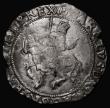 London Coins : A175 : Lot 1466 : Halfcrown Charles I Group III, Third Horseman, type 3a3 (under Parliament), no ground, crude workman...