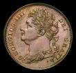 London Coins : A175 : Lot 1506 : Farthing 1822 Obverse 2 Peck 1411 Toned UNC with traces of lustre, in an LCGS holder and graded LCGS...