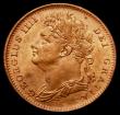 London Coins : A175 : Lot 1508 : Farthing 1825 Obverse 1, 1 in date has no top serif, third and fourth I's of IIII are overstruc...