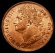 London Coins : A175 : Lot 1509 : Farthing 1825 Obverse 1, 1 in date has no top serif, third and fourth I's of IIII are overstruc...