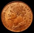 London Coins : A175 : Lot 1510 : Farthing 1825 Obverse 1, 1 in date has no top serif. LCGS Variety 10, Lustrous UNC with touches of m...