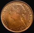London Coins : A175 : Lot 1523 : Farthing 1861 4 Berries, Freeman 502 dies 2+B, UNC with traces of lustre, in an LCGS holder and grad...