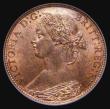 London Coins : A175 : Lot 1533 : Farthing 1873 High 3 in date (3 does not touch the linear circle), LCGS Variety 01, Choice UNC and l...