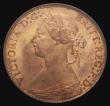 London Coins : A175 : Lot 1535 : Farthing 1873 Low 3 in date (3 touches the linear circle) LCGS Variety 02, Choice UNC with virtually...