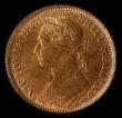 London Coins : A175 : Lot 1544 : Farthing 1885 Freeman 555 dies 7+F, UNC with good, slightly subdued lustre, in an LCGS holder and gr...