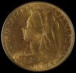 London Coins : A175 : Lot 1556 : Farthing 1895 Veiled Head, Freeman 571 dies 1+A, UNC with around 90% lustre, in an LCGS holder and g...