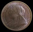 London Coins : A175 : Lot 1558 : Farthing 1901 Freeman 579 dies 1+A, UNC with choice original mint toning, in an LCGS holder and grad...