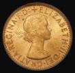 London Coins : A175 : Lot 1571 : Farthing 1956 Freeman 669 dies 3+D Choice UNC with practically full lustre, in an LCGS holder and gr...