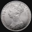 London Coins : A175 : Lot 1588 : Florin 1886 ESC 863, Bull 2911, UNC and lustrous, lightly toning in places, in an LCGS holder and gr...